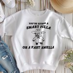 Personalizada Retro Cartoon Panda Basura Camiseta Sudadera Eres Un Tipo Listo O Un Pedo Smella Regalo de Cumpleaños para Amigo