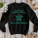 Personalizada Retro Cartoon Panda Basura Camiseta Sudadera Eres Un Tipo Listo O Un Pedo Smella Regalo de Cumpleaños para Amigo