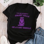 Personalizada Retro Cartoon Panda Basura Camiseta Sudadera Eres Un Tipo Listo O Un Pedo Smella Regalo de Cumpleaños para Amigo