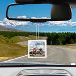 Parfum Désodorisant de Voiture Personnalisé avec Texte et Image de père et enfant Cadeau d'Anniversaire Fête des Pères pour Homme