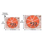 Personalized Baseball Soccer Football Basketball Non-slip Mouse Pad with Number and Name Gift for Ball Game Sport Lovers