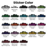 Personalisierte Multi-Color wasserdicht Fahrradrahmen Aufkleber Set mit Text Jahrestag Geburtstag Geschenk für Radfahrer