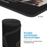 Personalisierte Retro-Foto-Collage Congrats Anti-Rutsch-Mauspad mit Namen und Klasse von 2025 Graduierung Geschenk für Absolventen