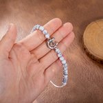 Herradura personalizada Pulsera de cuentas de proyección de fotos con Te quiero en 100 idiomas Cumpleaños Aniversario Regalo para los amantes de los caballos