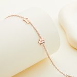 Personalized 1-3 Cute Paws Name Necklace with Letter Birthday Memorial Gift for Pet Lover