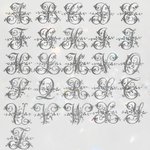 Personalized Monogram Linen Napkin with Embroidered Initial Mother's Day Wedding Gift for Her