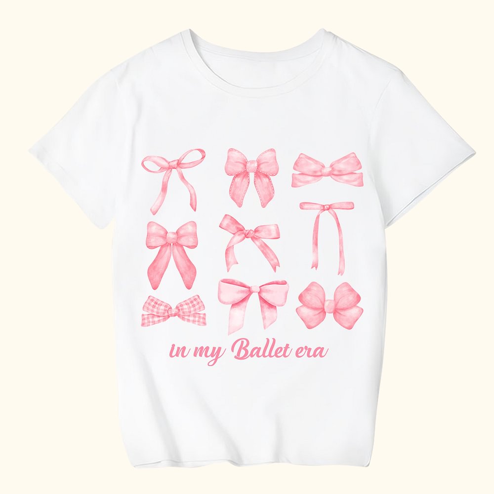 T-shirt Adulte Enfant Personnalisé avec Texte Vêtement à Motifs Nœuds Papillon Cadeau Familial pour Maman Enfant