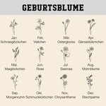 Personalisierter Schlüsselanhänger aus PU Leder mit Geburtsblume Namen Gravur Weihnachten Hochzeit Party Geschenk für Brautjungfern