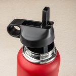 Personalised Stainless Steel  Engraved Firefighters Badge Coffee Mug Water Bottle with Name Birthday Gift for Firefighter