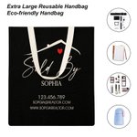Personalized Realtor Large Capacity Name Tote Bag with Website Phone Number Business Gift for Estate Agent