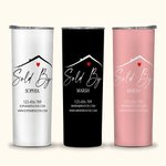 Personalisierte Multi-Color Real Estate 20oz Name Tumbler mit Website E-Mail Business-Geschenk für Immobilienmakler