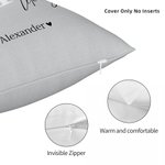 Personalisierte Glück ist mit einem DAD PAPA wie Sie werfen Kissenbezug mit 1-8 Kind Namen Vatertag Geburtstag Geschenk für Papa Opa