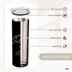 Personalisierte Multi-Color Real Estate 20oz Name Tumbler mit Website E-Mail Business-Geschenk für Immobilienmakler