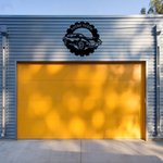 Panneau Décoratif Personnalisé avec Texte Évidé Décoration Murale Intérieure pour Atelier Garage Cadeau Fête des Pères pour Homme