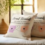 Personalisierte Long Distance State Map werfen Kissenbezug mit Namen und Text Housewarming Graduation Geschenk für Freund