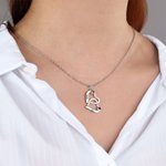 Personalisierte gravierte Herz-Halskette mit 1-5 Namen und Geburtssteinen Geburtstag Jahrestag Geschenk für sie