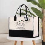 Personalisierte große Kapazität wasserdicht Realtor Name Tragetasche mit Website Telefonnummer Tote Bag Business-Geschenk für Immobilienmakler
