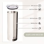 Henkilökohtainen Cool Dad Fist Bump 3D Effect 20oz Skinny Tumbler 1-6 Kid nimet Happy isänpäivä lahja isälle isoisä isoisä