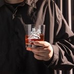 Bicchiere da whisky personalizzato con foto di famiglia Regalo di Natale per la festa del papà per gli uomini Marito Amico