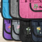 Personalisierte tragbare Stethoskop Geburt Blume Name Krankenschwester Aufbewahrungstasche Taille mit Klebeband Halter medizinische Absolventen Gesche