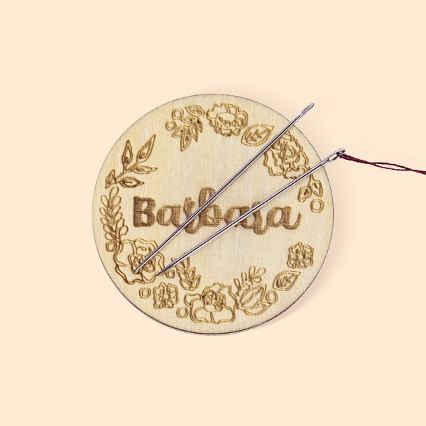 Porte-aiguille Magnétique Personnalisé avec Nom Gravé Cadeau d'Anniversaire pour les Amoureux de la Couture