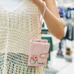 Personalised Birth Flower Stethoscope Leather Folded Wristlet Wallet with Card Holder Graduation Appreciation Gift for Nurse Medical Student