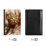 Personalisierte Aquarell Foto Haustier Porträt Reisepass Hülle mit Namen Geburtstag Reisegeschenk für Tierliebhaber