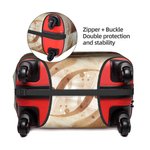 Personalisierte Aquarell Foto Haustier Porträt Gepäck Abdeckung passt 18-32 Zoll Koffer Geburtstag Reisegeschenk für Tierliebhaber