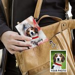 Personalisierte Aquarell Foto Haustier Porträt Reisepass Hülle mit Namen Geburtstag Reisegeschenk für Tierliebhaber