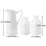 Personalized Birth Flower Bouquet Ceramic Vase with Name Home Decoration Valentine's Day Birthday Gift for Women