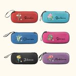 Estuche de estetoscopio EVA personalizado con flores de nacimiento, bolsillo de malla y nombre Regalo de graduación y agradecimiento para enfermera es