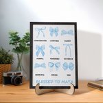 Gepersonaliseerde Gezegend Voor Nana Coquette Strik Houten Plaquette met Bijbeltekst Verjaardag Christelijk Religieus Cadeau voor Haar