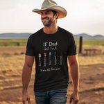 Camiseta personalizada 100% algodón con diseño de herramientas de reparación con 1-12 nombres Divertido regalo de cumpleaños Día del Padre para papá A