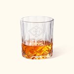 Personalised Monogram 7oz Food Grade Whisky Glasses Tumbler with Engraved Initial and Name Birthday Father's Day Gift for Man