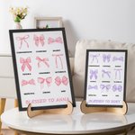 Gepersonaliseerde Gezegend Voor Nana Coquette Strik Houten Plaquette met Bijbeltekst Verjaardag Christelijk Religieus Cadeau voor Haar