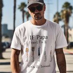 Camiseta personalizada 100% algodón con diseño de herramientas de reparación con 1-12 nombres Divertido regalo de cumpleaños Día del Padre para papá A