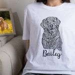 T-shirt Sweatshirt Personnalisé avec Photo et Nom Cadeau d'Anniversaire pour les Propriétaires d'Animaux de Compagnie