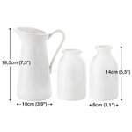 Personalisierte Retro Keramik Vase mit 1-10 Geburtsblumen und Namen Haus Deko Muttertag Geburtstag Geschenk für Mama Oma Familie