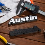 Personalized 3D Name Toolbox Magnet Workshop DIY Accessory Father's Day Gift for Dad Grandpa Mechanic