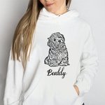 T-shirt Sweatshirt Personnalisé avec Photo et Nom Cadeau d'Anniversaire pour les Propriétaires d'Animaux de Compagnie