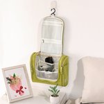 Borsa da toilette impermeabile personalizzata con gancio e scomparti multipli Regalo di viaggio portatile per le donne