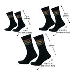 Personalised Husband Father Grandpa Legend Cotton Soft Crew Socks with Text Funny Father's Day Birthday Gift for Men