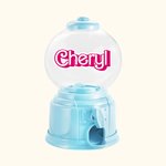 Personalisierte Lebensmittel-Grade bunte Krone Ball geformt manuelle Gashapon Candy Dispenser mit Namen Ostern Party Favors Geschenk für Kinder