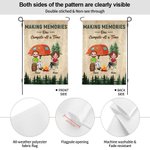 Bandera de jardín personalizada Making Memories One Campsite at a Time Regalo conmemorativo de aniversario para pareja