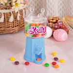 Personalisierte Lebensmittel-Grade bunte Krone Ball geformt manuelle Gashapon Candy Dispenser mit Namen Ostern Party Favors Geschenk für Kinder