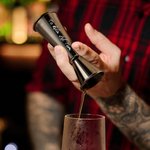 Personalized Stainless Steel Cocktail Jigger Measurements with Engraved Text Home Bartending Accessories Father's Day Gift for Alcohol Lover