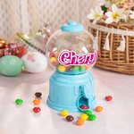 Personalisierte Lebensmittel-Grade bunte Krone Ball geformt manuelle Gashapon Candy Dispenser mit Namen Ostern Party Favors Geschenk für Kinder