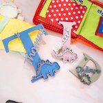 Plaque de Porte de Chambre d'Enfant en Bois Personnalisée avec Nom et Initiale Cadeau Anniversaire pour Enfants