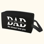 Henkilökohtainen suuri kapasiteetti WC Travel Bag 1-12 Kid nimet ja teksti Isänpäivä lahja miehille