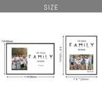 Personalized Family Reunion Photo Frame with Date Birthday Housewarming Gift for Family